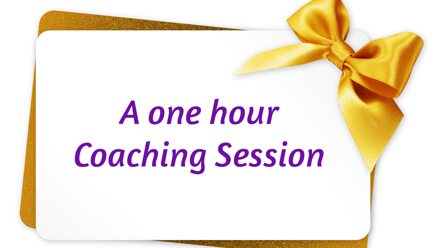 Gift card for a free coaching session.